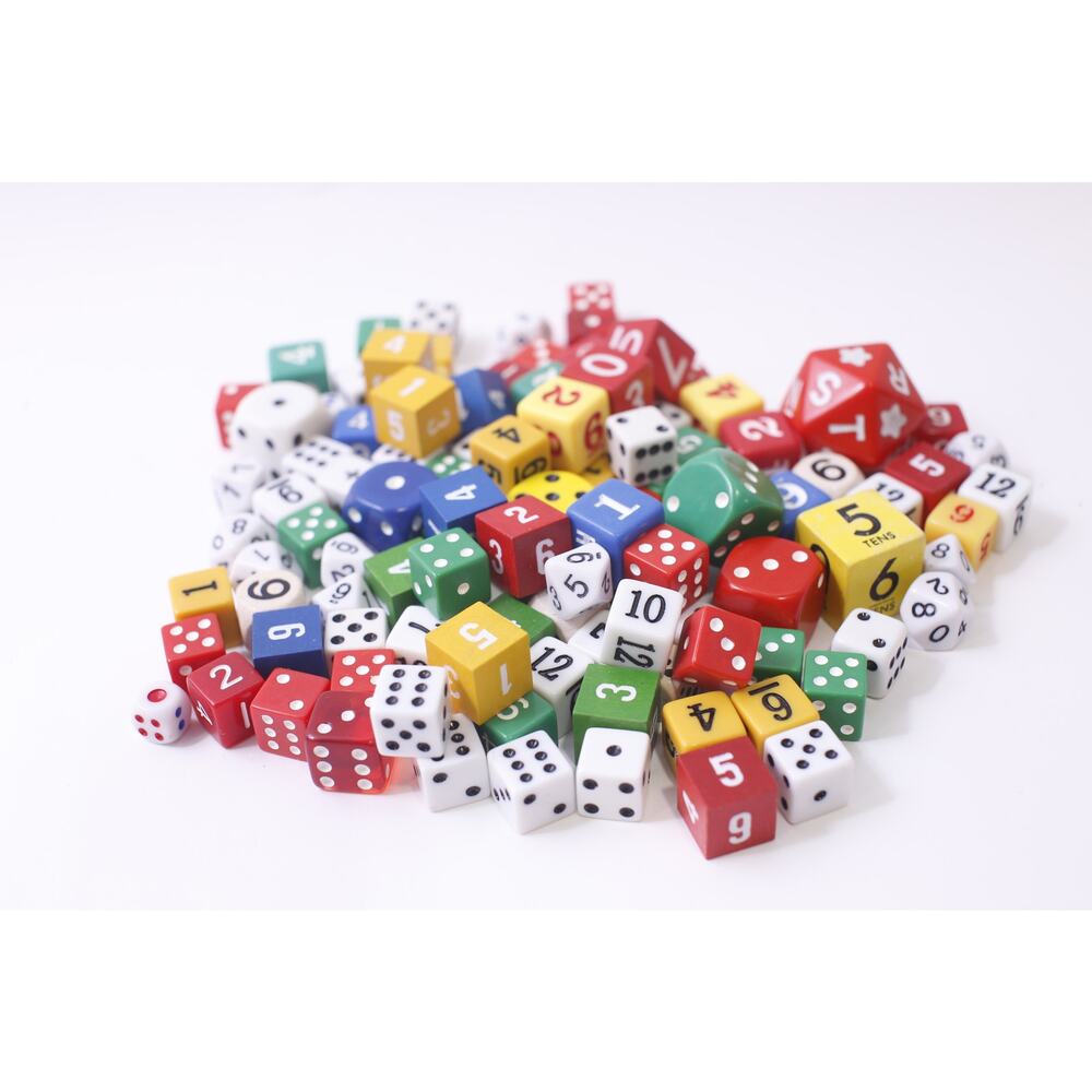 Dice Set, Colorful, Dice, Board Game, Role-Playing, Gaming, ~ 250910-WH 1352